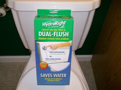 Post image for HydroRight Dual Flush Toilet Conversion