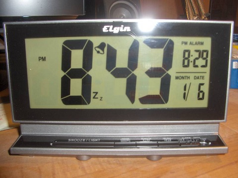 solar alarm clock